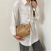 Same With 2021 New Handbag Shoulder Bag Thick Chain Fold Cloud Bag