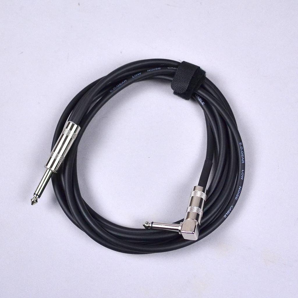 E.D.GEAR EGC-3RSL 3m Shielded Guitar Cable, Compatible with Bass and Digital Instruments, S-L