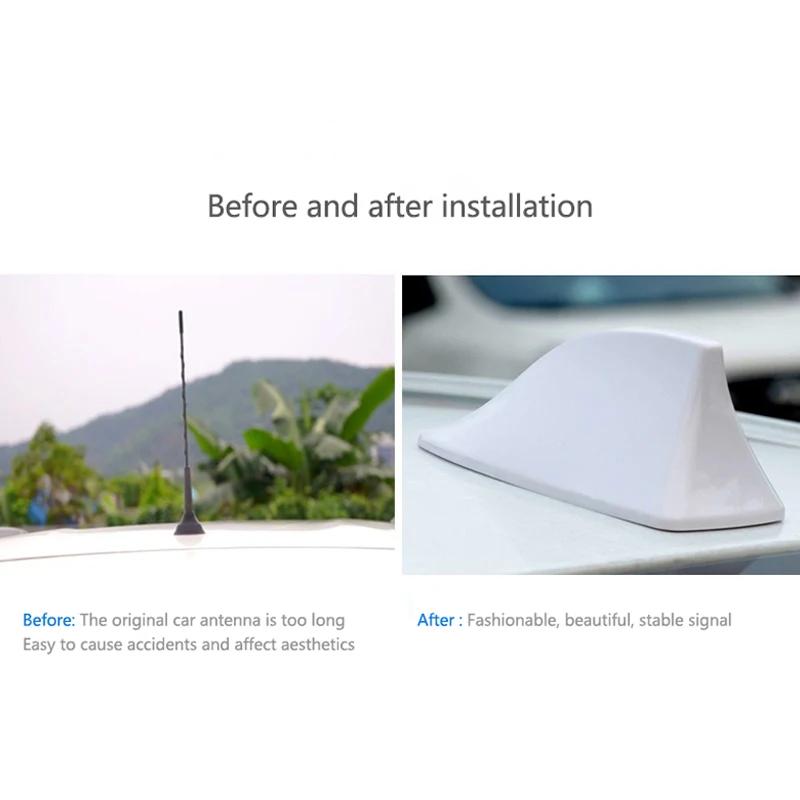 BXL1 Hot 2025 Car Top Signal Aerials Shark Fin Antenna Accessories For BMW 1 2 3 4 5 7 Series X1 X3 X4 X5 X6 X7 F10 F20 F30 G20 G30 F