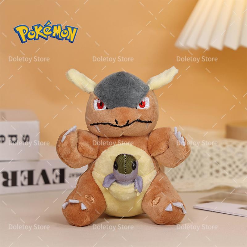 Fit Series Pokemon Plyšák Wooper Kangaskhan Minun Plusle Phantump Duskull Svítící Oči Měkká Plyšová Panenka Zvířátko Dětské Narozeniny Odolná Hračka