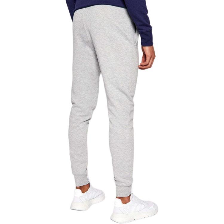New Balance Knitted Sweatpants Men's Gray Moderate Cuffed Pants Unisex MP03904-AG