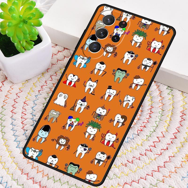 Dentist Tooth Phone Case for Samsung Galaxy note 10 pro S26 Ultra S23 S24 FE S25 S21 S22 PLUS shockproof Cove