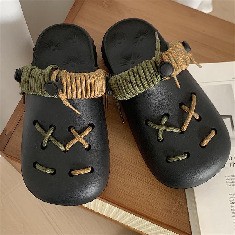 

Fashion Round Toe Sandals Soft Thick Comfortable Woman Slippers On Sale H Sandal Designer Luxury Shoes for Women 2025 Slides Promotion 32-33