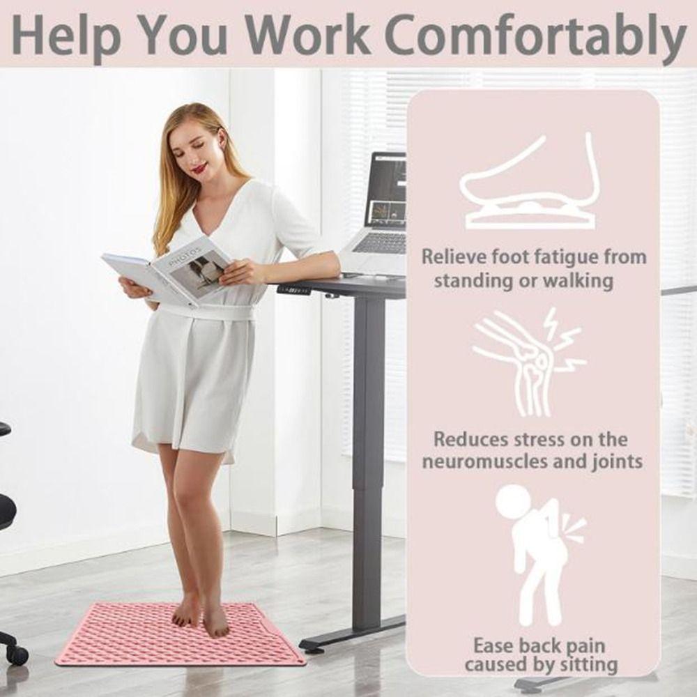 Double-sided Jogging Massage Pad Thickened Acupressure Board Foot Massage Pad  Fitness Pedal