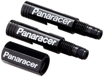Panaracer Supplies Valve Extender 20mm Set of 2 2 Piece Presta Valve Core Tool Included Black [For Valve] VE-20