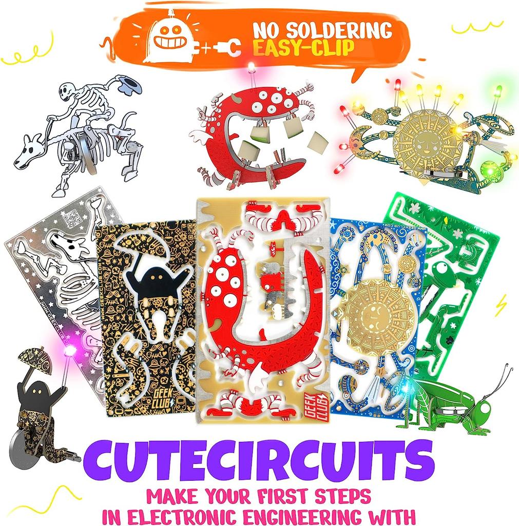 Stavebnice robota Geek Club pro děti a dospělé – roztomilá robotická stavebnice pro roboty STEM