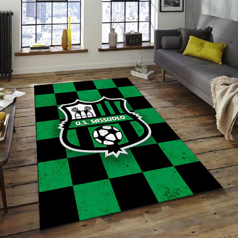 1pc Football Team Design Area Rug - Non-Slip, Soft & Cozy Floor Mat for Living Room, Bedroom, Office - Indoor/Outdoor Decorative Carpet