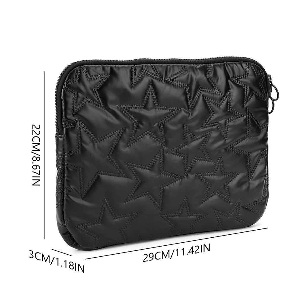 Laptop Sleeve Case Carrying Case Laptop Sleeve Star Pattern Laptop Bag for 11/13/15 Inch Notebook Tablet