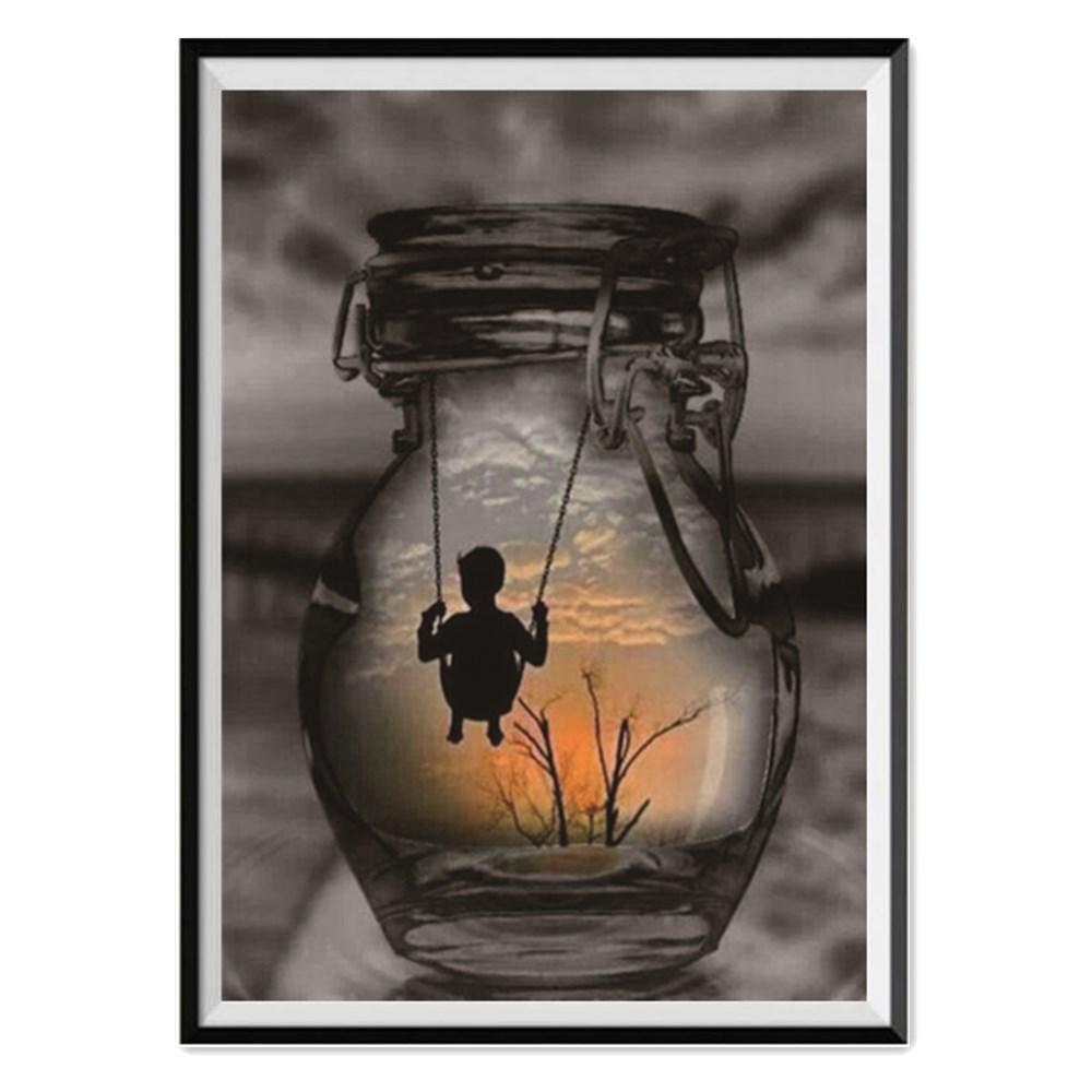 Voller Kreis Diamant Malerei Rosengarten 5D Diy Diamant Malerei Kreuzstich Tier Diamant Stickerei Mosaik Home Dekoration