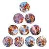 Zootopia 2 Pink Cartoon Romantic Judy & Nick Soft Magnetic Fridge Sticker