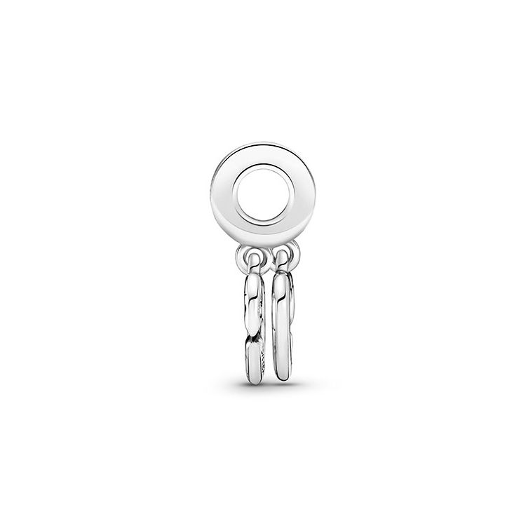 Pandora Heart Letter Decoration Pendant Unisex Pendant Silver 799538C01