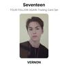 Seventeen TOUR FOLLOW AGAIN Trading Card Set Official Photocard