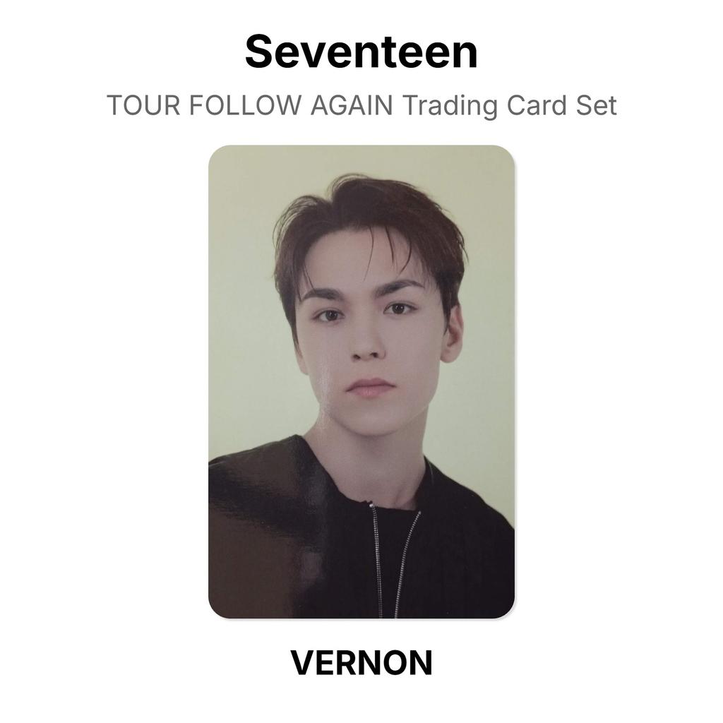 Seventeen TOUR FOLLOW AGAIN Trading Card Set Official Photocard