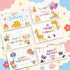 Exquisite Creative Birthday Card Set for Kids - Stylish Design with Envelope