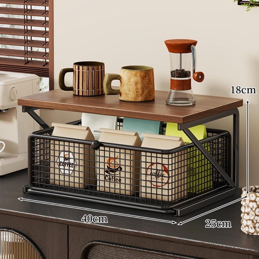 Space Saving Kitchen Organizer Shelf Countertop Storage Pantry Storage Rack  Home Organization