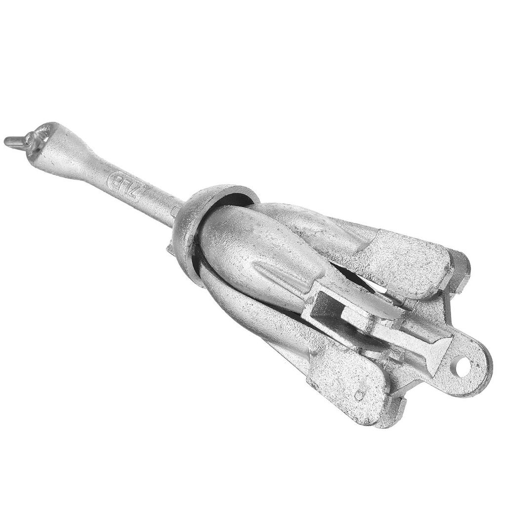 For Marine Yacht Folding Anchor Kayak Canoe 2.5KG/3.2KG Cast Aluminum Boat Folding Grapnel Anchor Docking Hardware