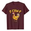 F-CAW-F Women's Casual Letter Print Short-sleeved Top T-shirt