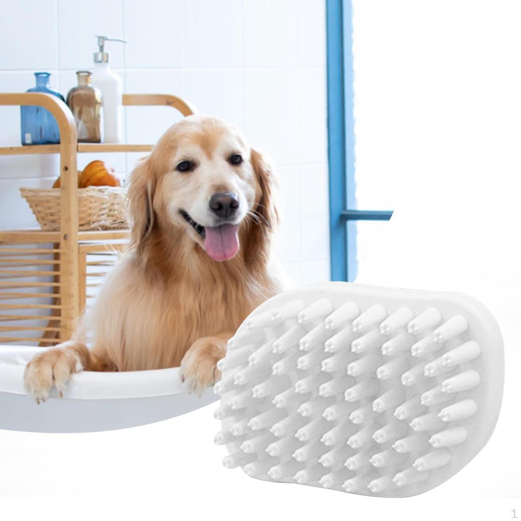 Cat Dog Bath Brush Silicone Grooming Puppy Massage Hair Cleaning