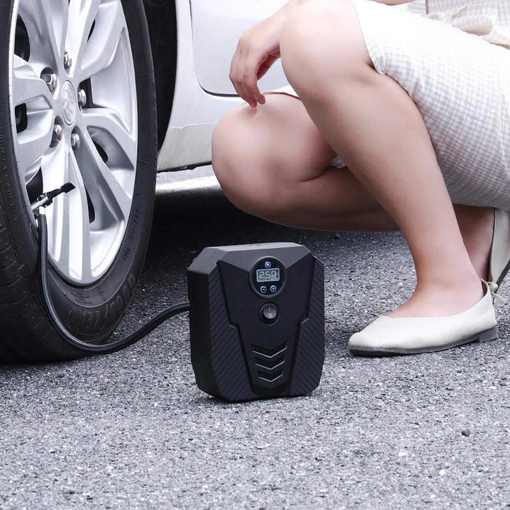 Pointer/Digital Portable Air Compressor Pump 12V Tire Inflator Car Tyres PumpsTyre Compressor For Cars Motorbike Bicycle