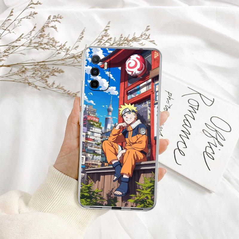 TR19 Naruto Uzumaki Transparent Phone Case for Motorola Moto G7 G8 G9 G84 G85 G73 G24 G15 Z2 Play Power Plus