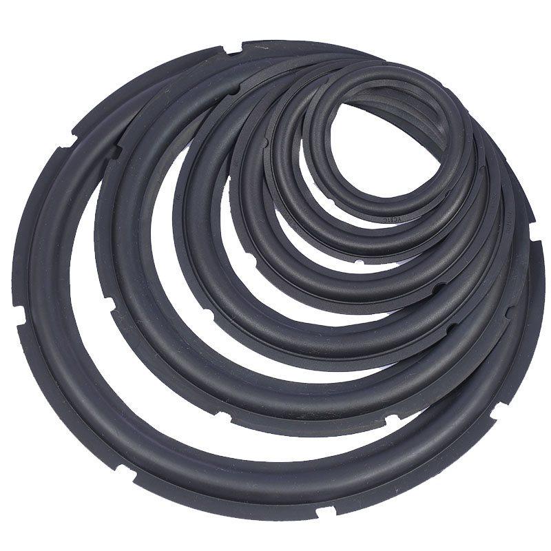 Rubber Edge Ring for 8-inch, 10-inch, 12-inch Speakers: Repair and Replacement Accessory 3-inch No Notch