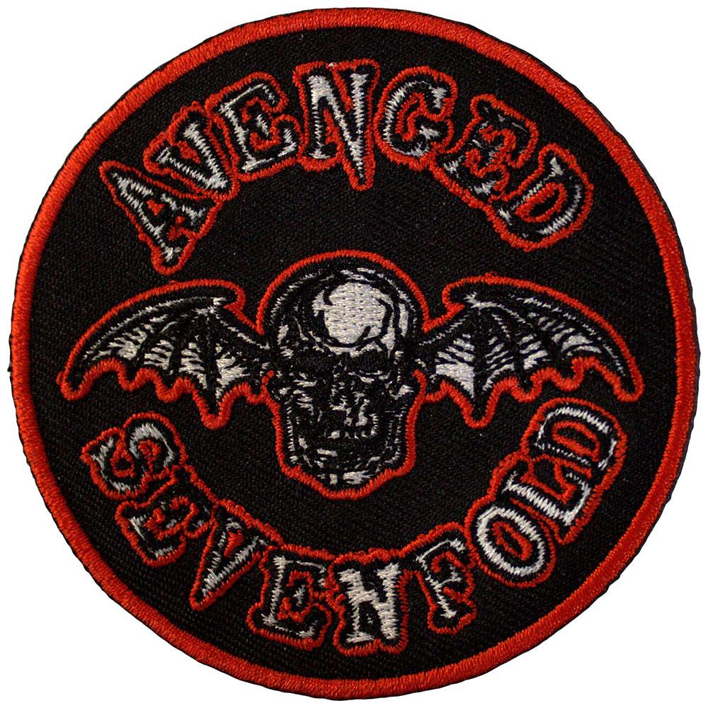 Avenged Sevenfold Woven Deathbat Iron On Patch