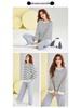 2025 Women's 100% Cotton Pajamas, Round Neck Long Sleeve Pullover, Casual Autumn/Spring Homewear Set