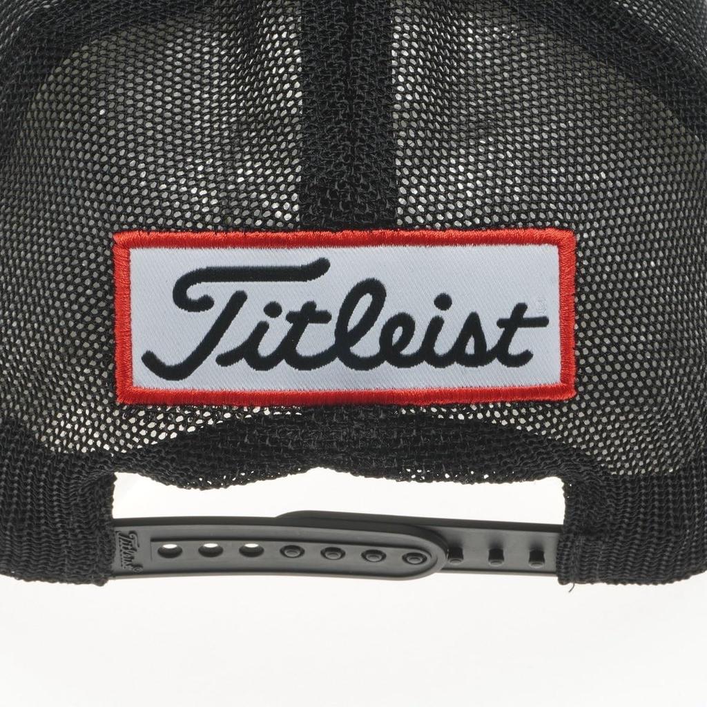 Titleist Men's Tour Performance Mesh Cap TH25ATPMA, Black/White