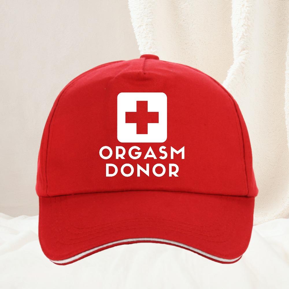 Orgasm Donor Funny Humor American Graphic hat Unisex Womens Fashion Casual adjustable Baseball Cap Snapback hats Adjustable
