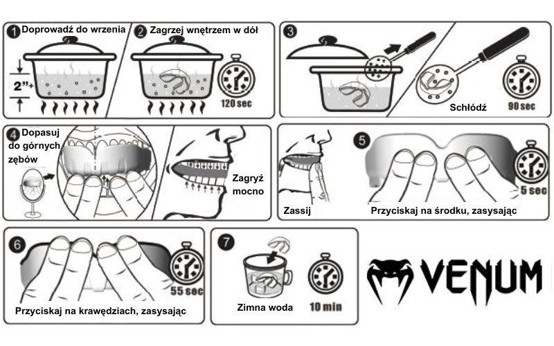 Venum Challenger Mouthguard Black/Yellow