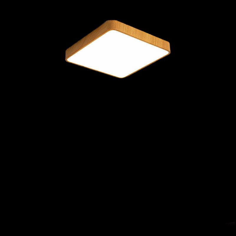 Nordic Style Wood Grain LED Ceiling Light