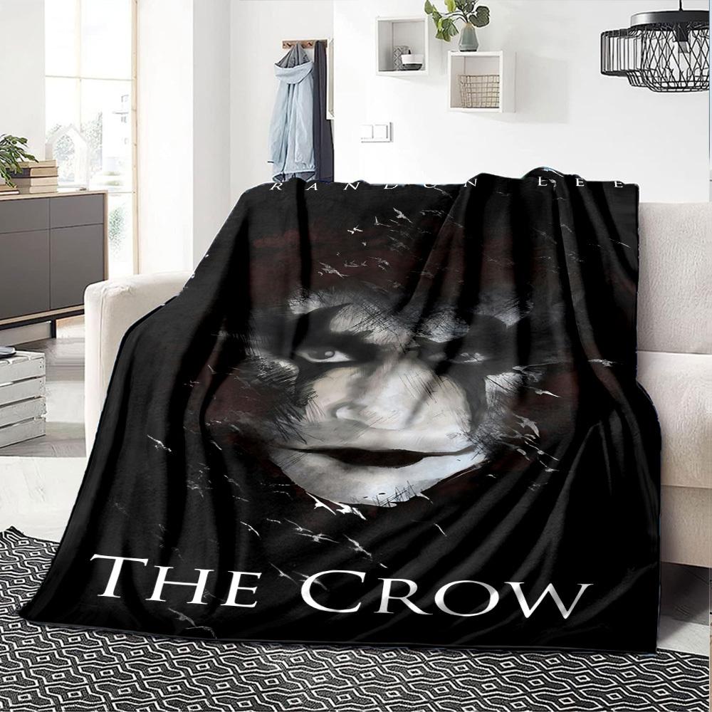 1pc Brandon Lee The Crow Throw Blanket Soft Flannel, Cozy All Season Polyester Perfect for Home, Office