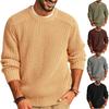 Herbst Winter Herren Strickpullover Herren Einfarbig Rollkragen Lässiger Strickpullover Herren Langarm Locker Strickwaren Pullover
