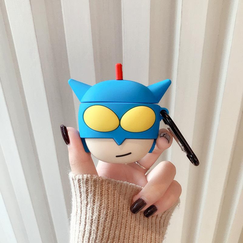Applicable AirPods 1 Protective Case Cute Cartoon Silicone 1st Generation 1st Generation 4th Generation New 3rd Generation Apple Wireless Earphone Cas