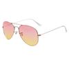 FOENIXSONG Fashion Sunglasses for Women Men  Pilot Round Gradient Mirror Women's Glasses Oculos Lentes Gafas De Sol