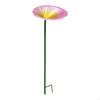 Bee Feeder On Stake, Bird Bath, Easy To Use Iron Ornament, Garden Decoration for Lawn, Yard,