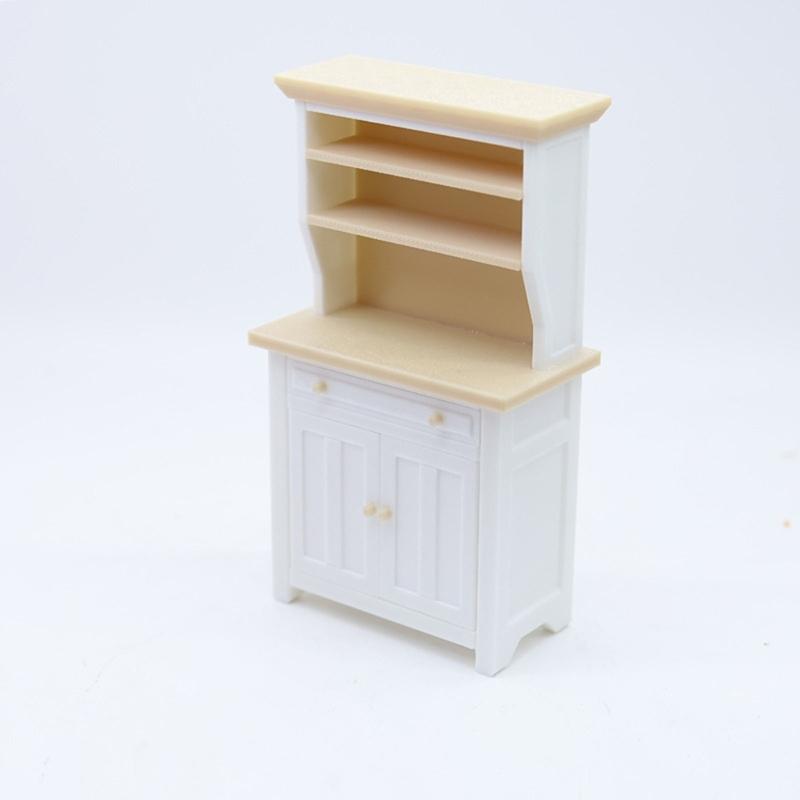Miniature Cabinet Model Figurine For 1:12 Scale Doll House Interior Furnishing Craft Model Project Display Accessories