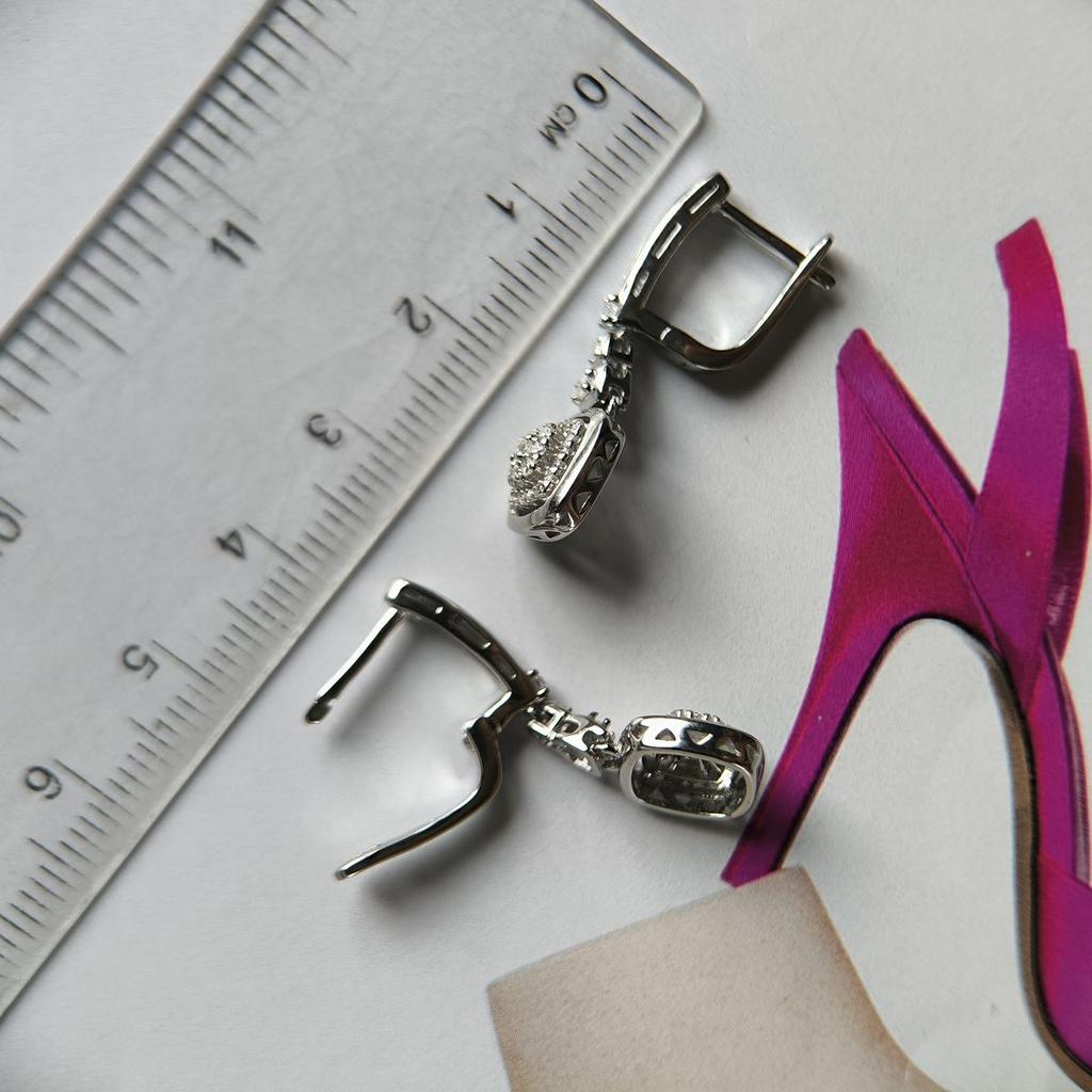 Silver Earrings with Cubic Zirkonia (2186618)