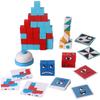 3D Face-Changing Rubik's Cube Building Blocks - Double Challenge Puzzle for Kids and Adults