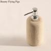 1pc Natural Stone Shower Gel Distribution Bottle, Household Storage Bottle, Bathroom Decoration, Liquid Distribution Bottle