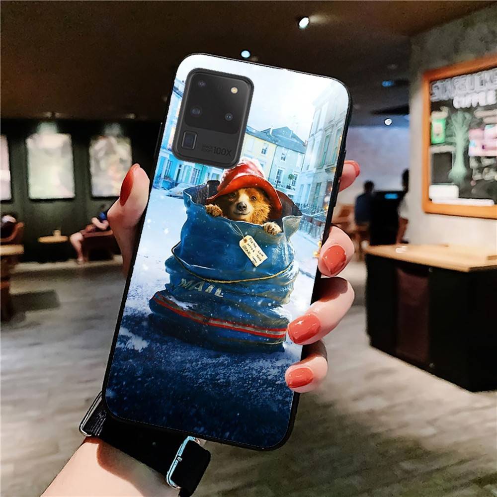 

Cute P-Paddingtons Bear Phone Case For Samsung S 24 Fe 25 Ultra Plus 20 Lite 21 30 22 23 24 22 Ultra 5G Fundas Samsung S24 Plus