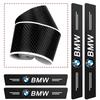 BAFV3 Car Sticker Hot For BMW 1/4/5Pcs Leather Car Door Sill Protector Carbon Fiber Sill Strip For BMW E36 E87 E92 E91 E30 E34 E53 E61