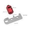 Stair Gauge, Aluminum Alloy Hex Flat Framing Jig with Thumb Screw Set, Framing Square Stops for Stair Layout Woodworking,Wood Fabrication Layout