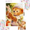 Duffy Bear Rabbit Fox Squirrel Diamond Painting Mosaic Diamond Art Painting Kit Handmade Diy Home Decoration