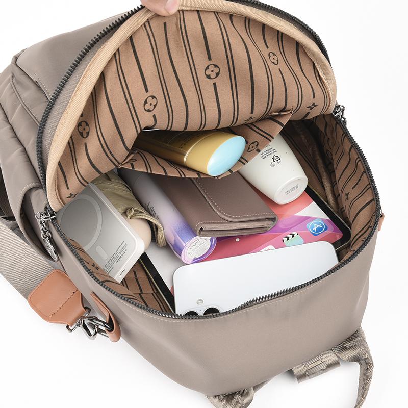 Nylon Backpack Travel Bag Women's Large Capacity Multi-function Shoulder Bag