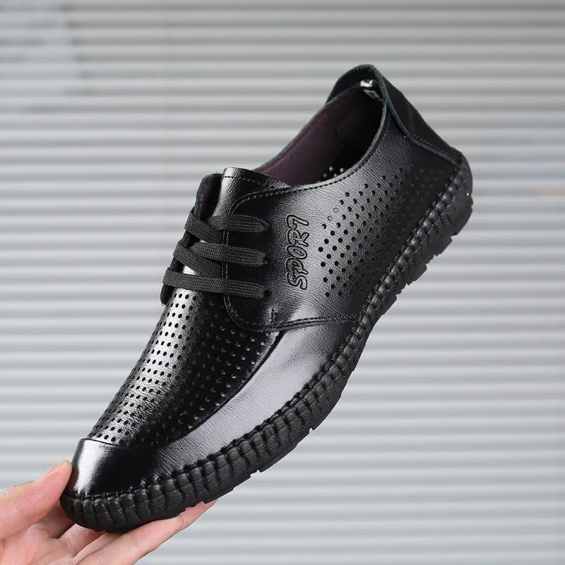 ModeSommar Brittiskt Mode Lyxläder Herr Loafers Designer Nya Mjuka Sula Affärsmäns Formella Skor Sapatos Para Hombre
