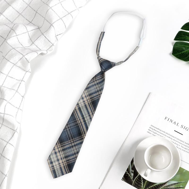Unisex Preppy Karomuster Japanische Schuluniform Fliege