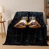 Boxing Sport Boxing Gloves Flannel Blanket Soft Warm Blanket for Bedroom Room Living Room Bed Office Travel Camping Picnic Gift