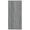 Commode/Buffet contemporain, Sonoma gris, 88x30x65 cm, Bois d'ingénierie LL0000150995