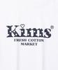 Kimseupeulesikoteunmakes Kims Bam Logo Dot Tee White(Navy)